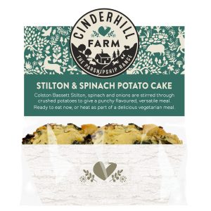 Stilton & Spinach Potato Cake